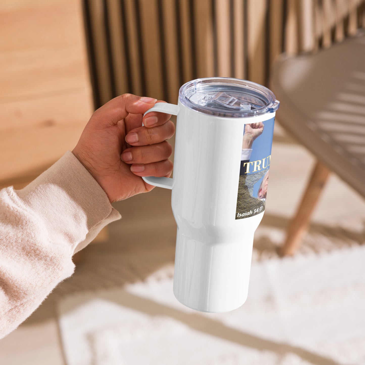 Trump 54:17 Travel mug with a handle 2