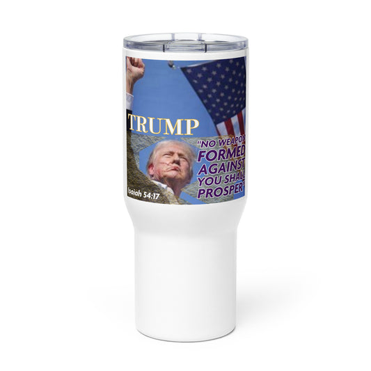 Trump 54:17 Travel mug with a handle