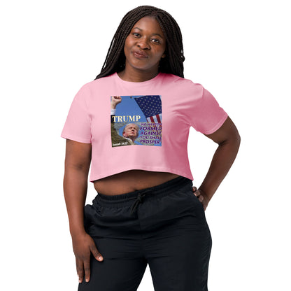 Trump 54:17 Ladies crop top