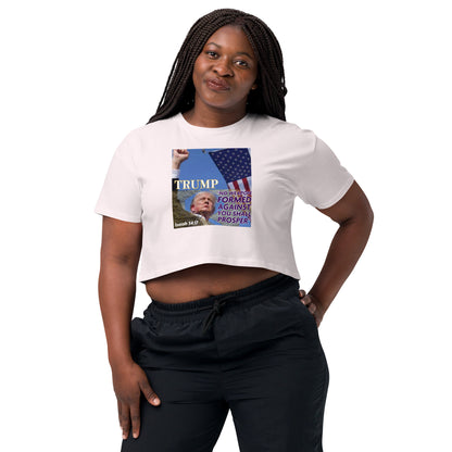 Trump 54:17 Ladies crop top