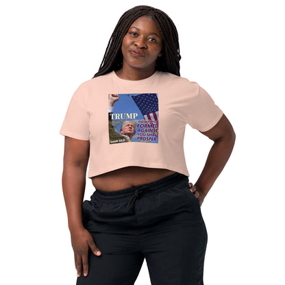 Trump 54:17 Ladies crop top