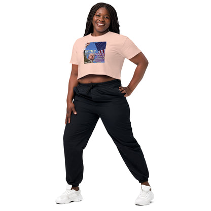 Trump 54:17 Ladies crop top