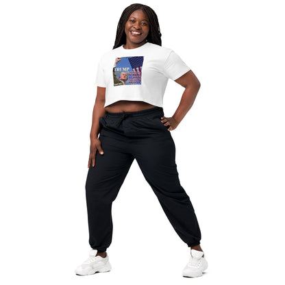 Trump 54:17 Ladies crop top